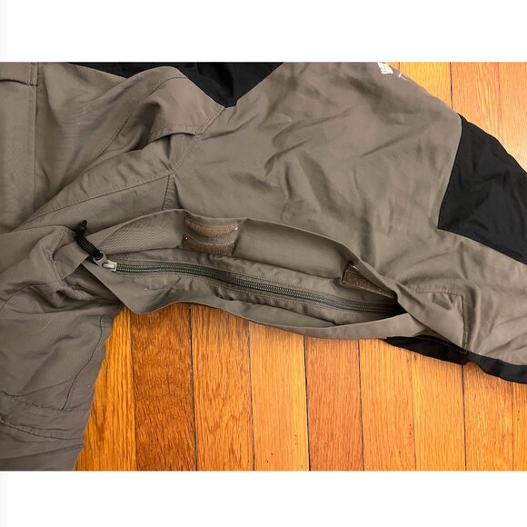 Columbia Vintage Men's Ski Jacket Shell with Hood Grey/Black, Large - Picture 6 of 6